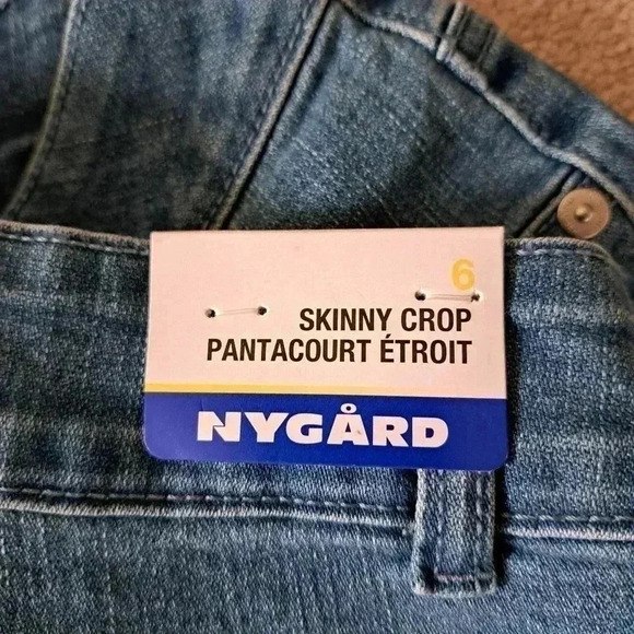NWT Nygard Skinny Crop Denim Size 6 Women's  Slim Leg Stretch Jeans - Picture 8 of 12